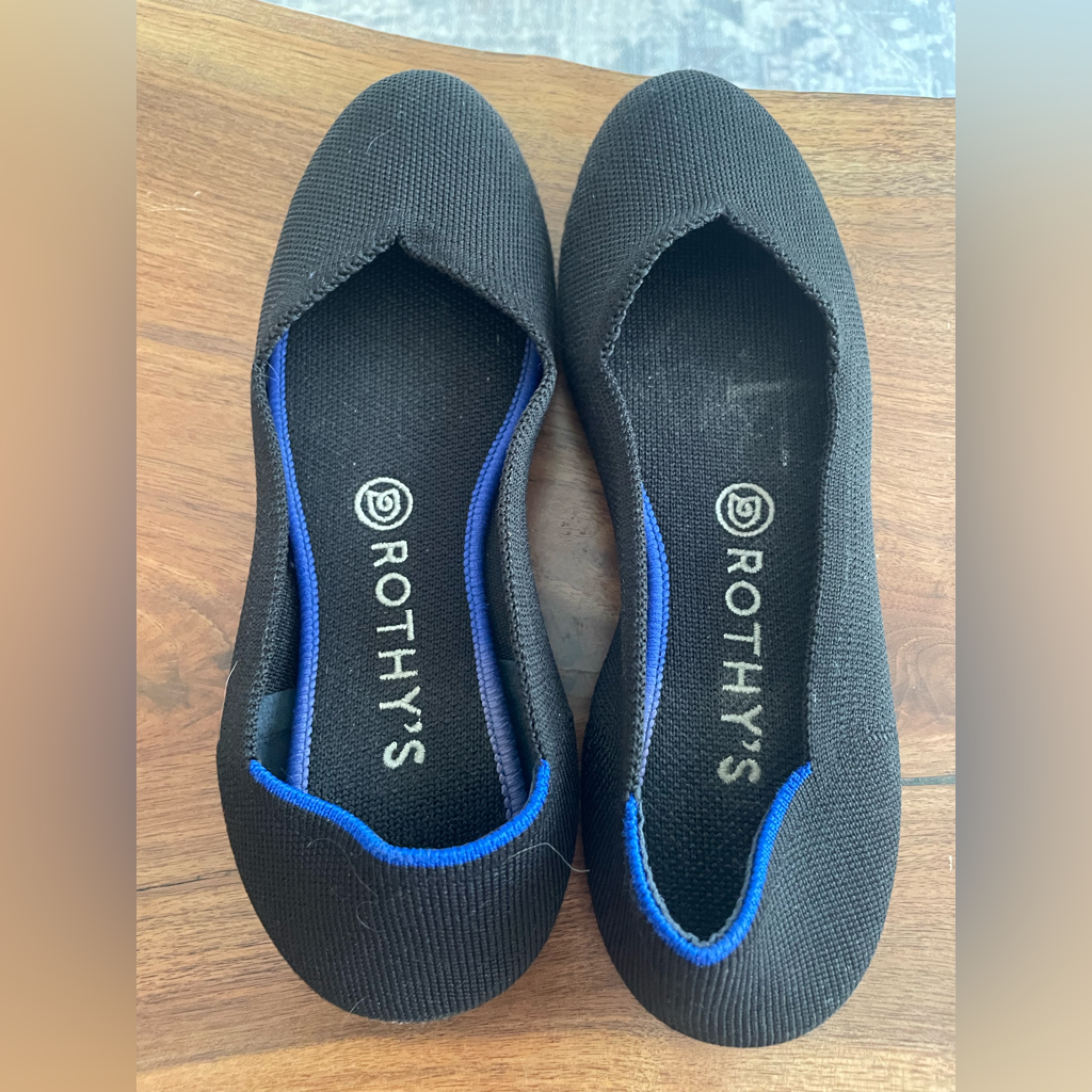 Rothy’s Ballet Round Toe Flat Black 7.5